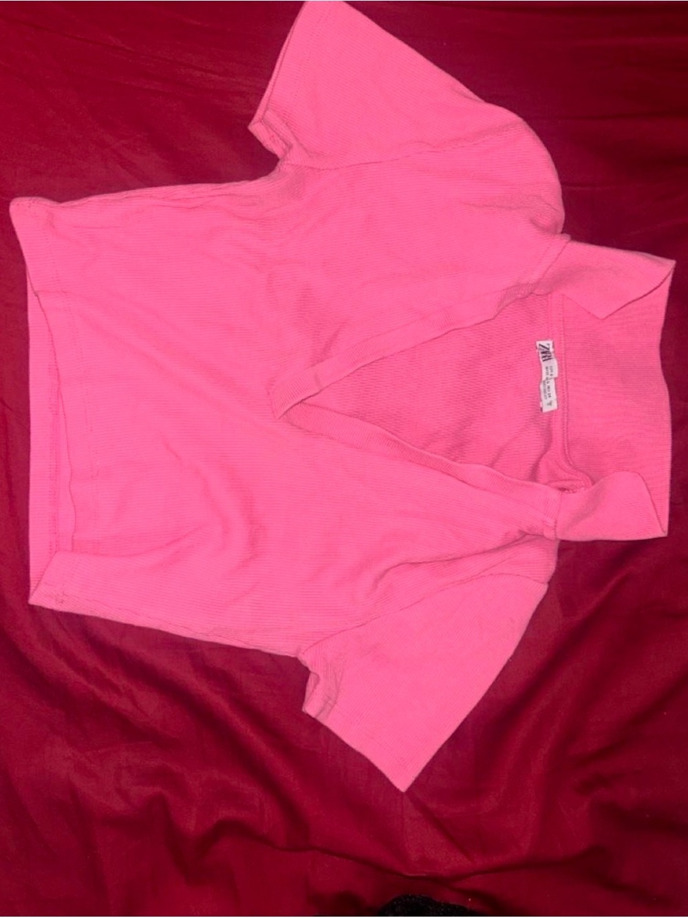 Pink ZARA Crop Top - Picture 3 of 4